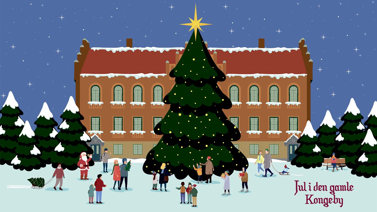 Visualisering af julemarkedet i Nyborg