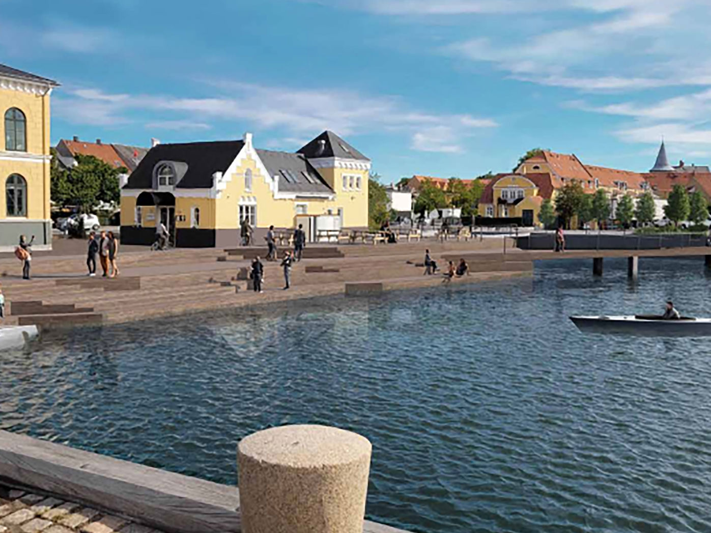 Visualisering af Østerhavnen i Nyborg